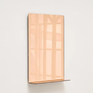 Rose Gold Tinted L Shape Mirror
