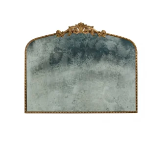 Arched Antique Gold Mirror