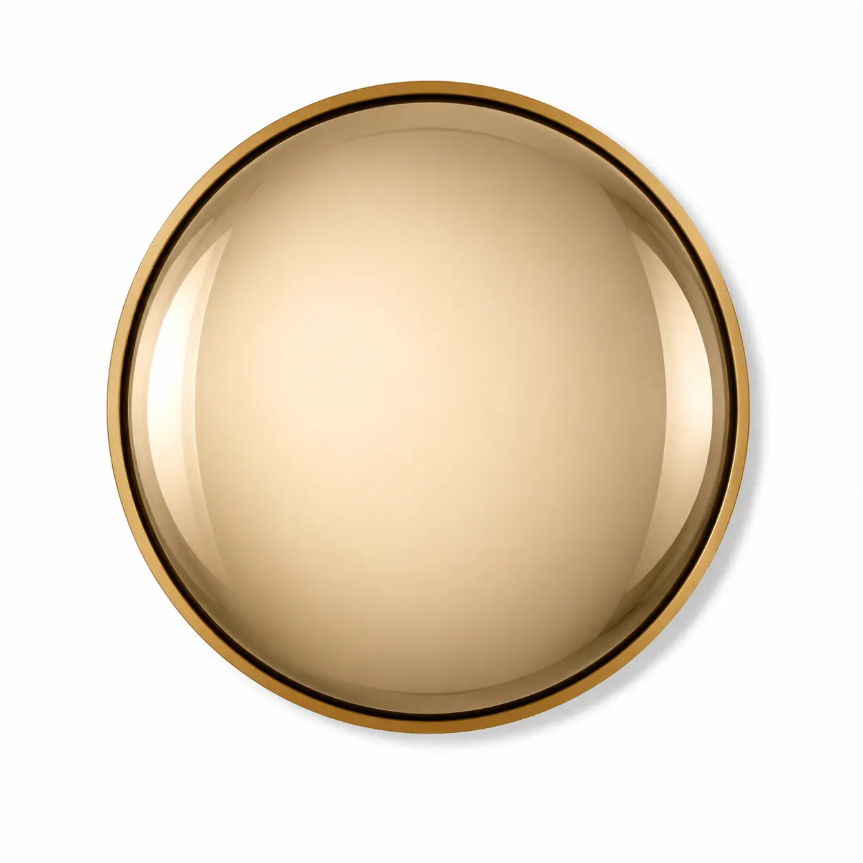Gold Tinted Convex Mirror