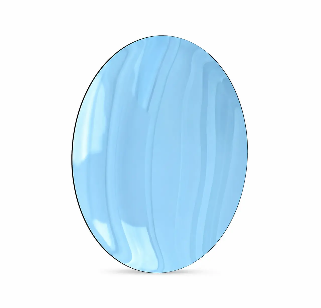 Blue Tinted Concave Glass Mirror